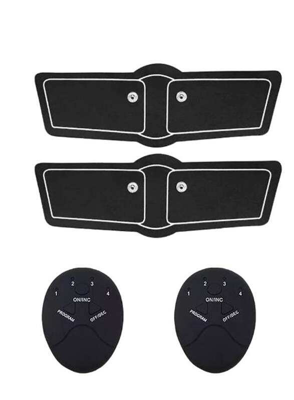 

Generic Wireless Electric Abdominal Muscle Toner, 4 Pieces, Black/White