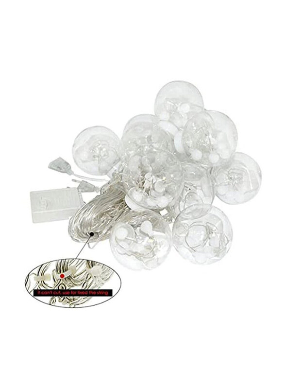 

Generic LED Ball Decorative Lights, White