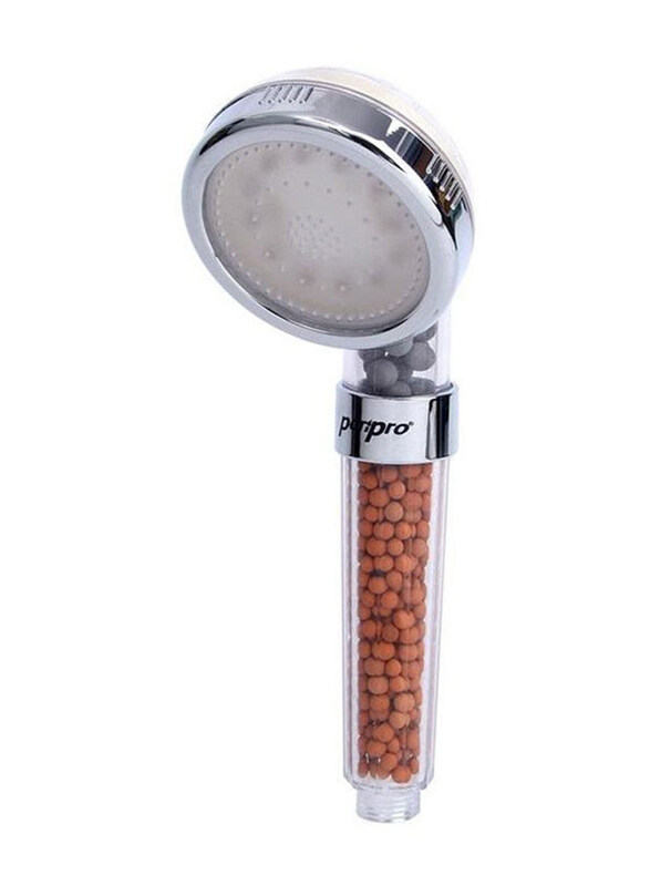 

Generic LED Bath Shower Head, Silver/Brown