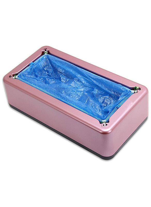 

Generic Automatic Unisex Home & Office Stepping Shoe Cover Dispenser Machine, Pink