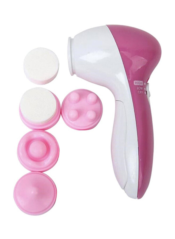 

Generic 5-In-1 Face Massager Kit, Pink/White, 1 Piece