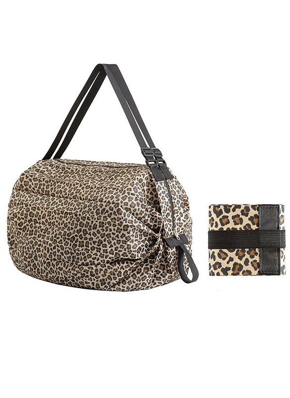 

DubaiGallery Crystal Zone Folding Shopping Bag with Zipper for Women, Assorted Colour