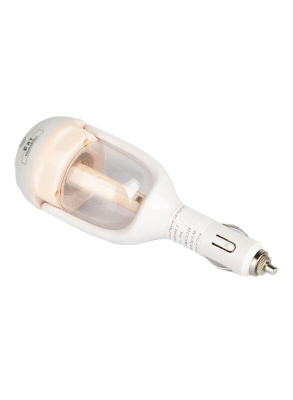 

Generic Car Air Humidifier, White/Orange