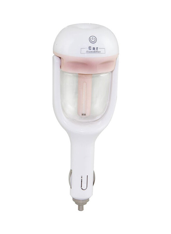 

Generic Car Humidifier, White/Pink