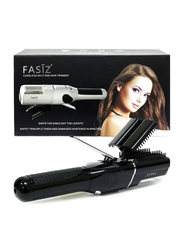 

Fasiz Electric Cordless Hair Ends Remover Comb, Black