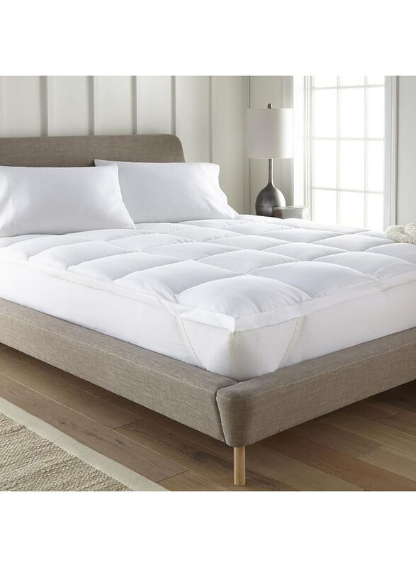 

Penhaligon's Two Layers Microfiber Mattress Topper, Double, White