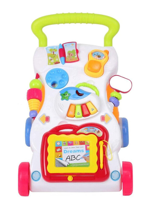 

Hunger Science Educational Interactive Learning Walker for Children Kids Baby Toddler, Multicolour