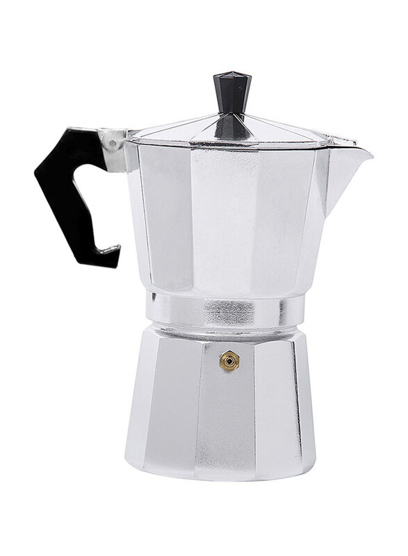 

Generic 150ml Aluminum Percolator Coffee Maker Pot, Y0733-3, Silver/Black