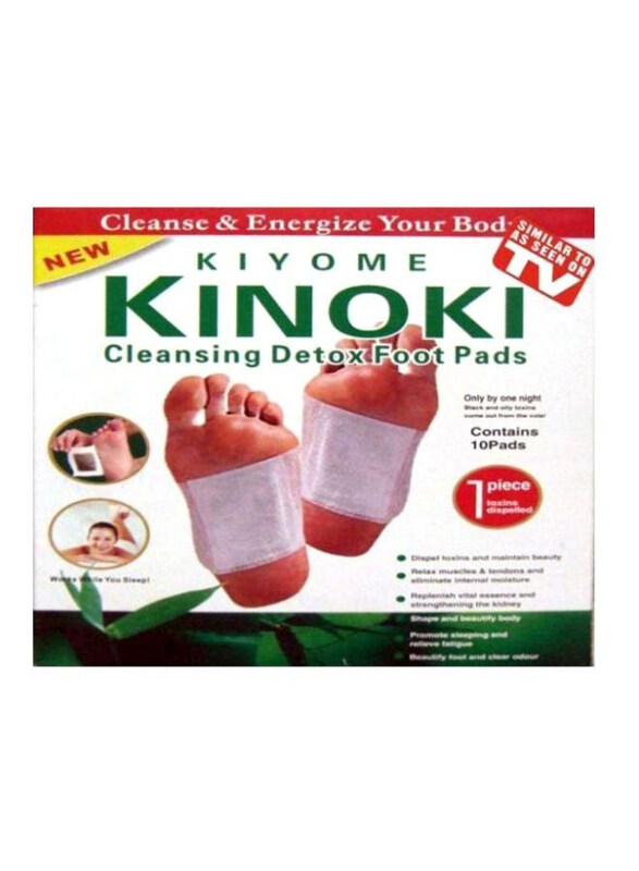 

Kinoki Cleansing Detox Foot Pads, 10 Pads