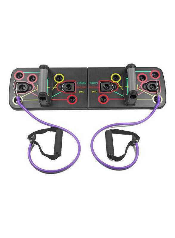 

Generic Push Up Rack with Pull Ropes, Multicolour