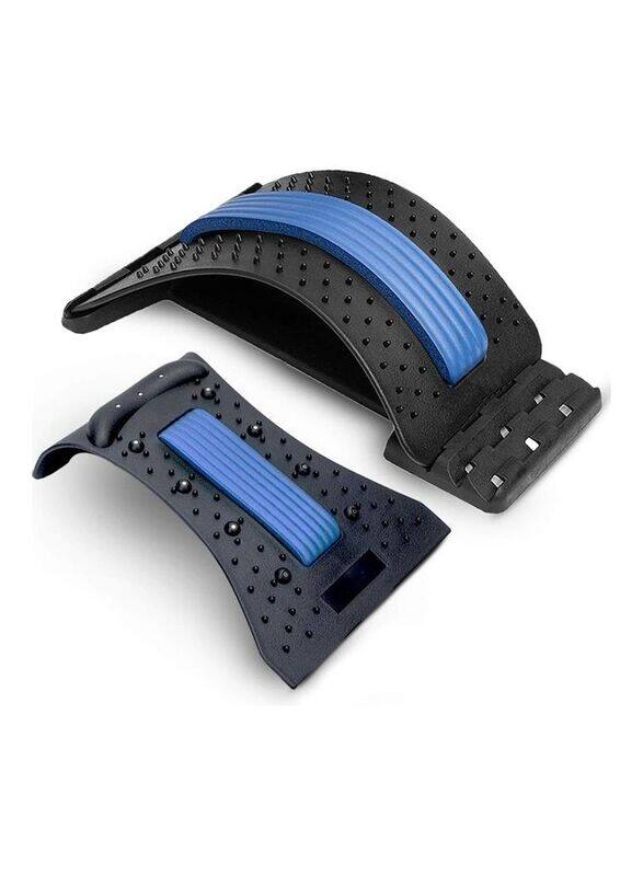 

XiuWoo Adjustable Back Stretcher Device with Magnetic Points, T137, Black/Blue