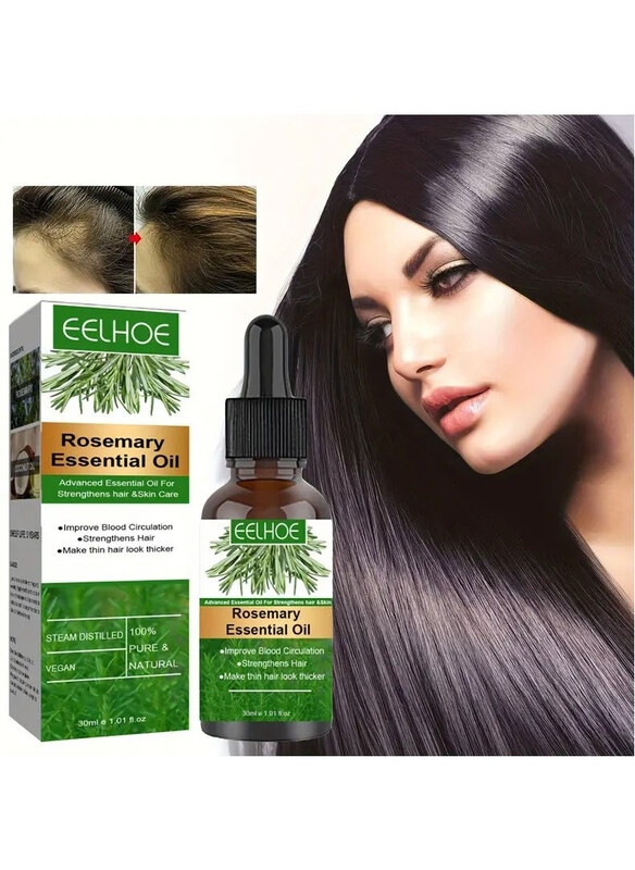 

Eelhoe Rosemary Hair Care Essential Oil for Hair Fall Control, 30ml