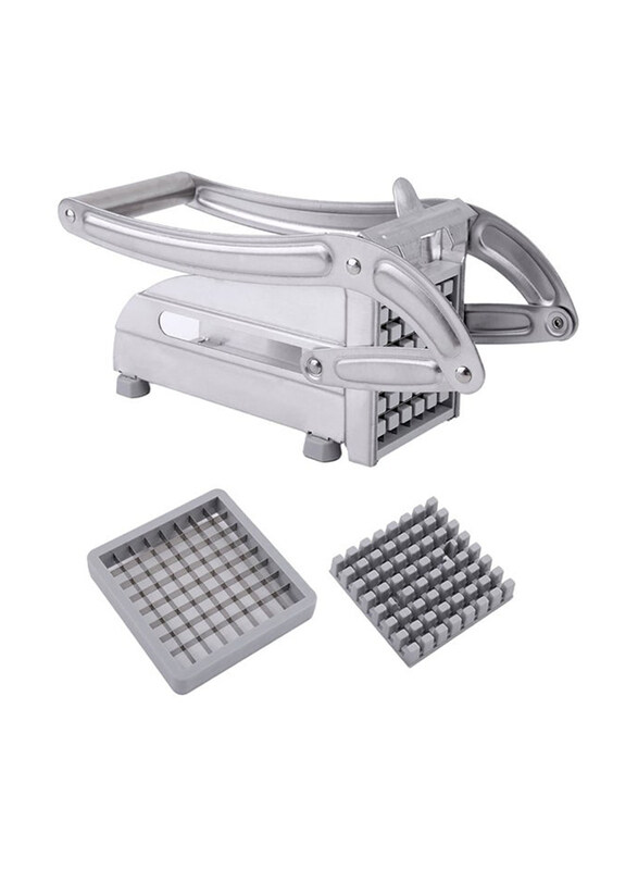 

Generic Stainless Steel French Fries Slicer, Silver