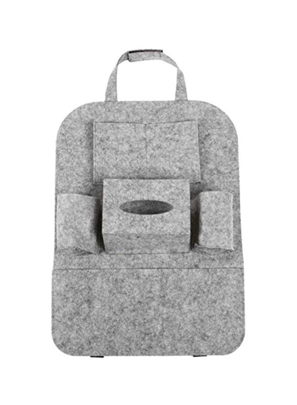 

Generic Car Multi-Pocket Back Seat Organizer, 6756JTY, Grey
