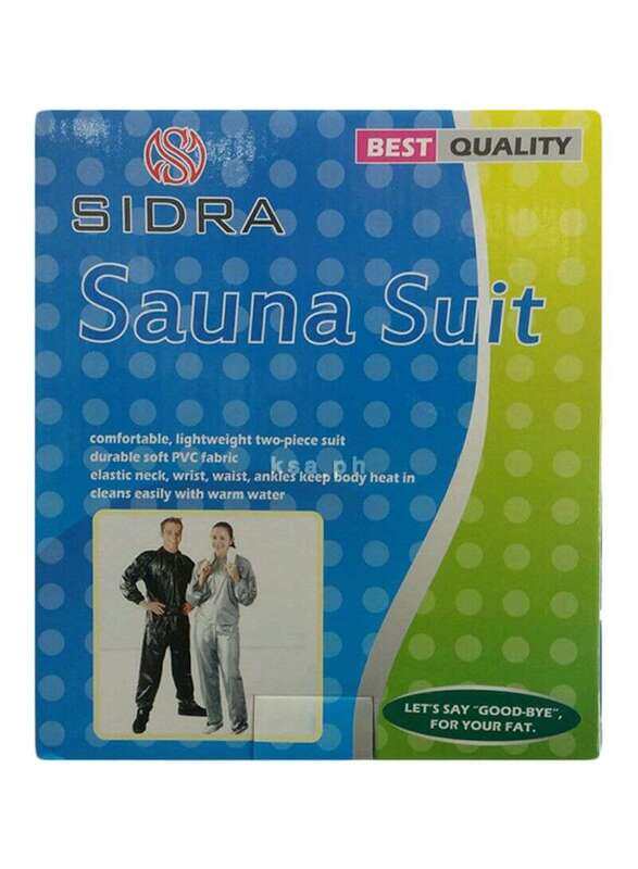 

Sidra Sauna Suit, 2 Pieces, XXXL, Black/Grey