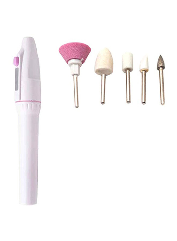 

Coxeer Electric Manicure Set, White/Silver/Pink