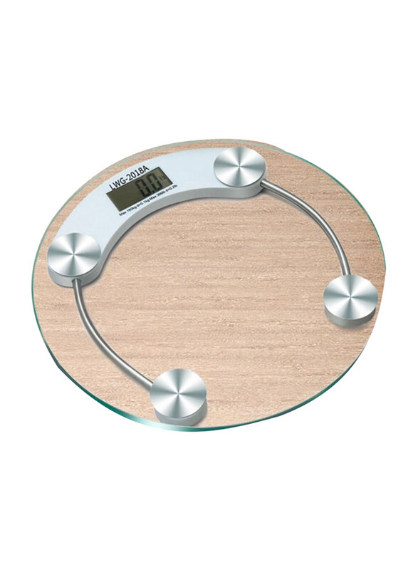 

Generic Digital LCD Electronic Glass Body Round Weight Scale, Multicolour