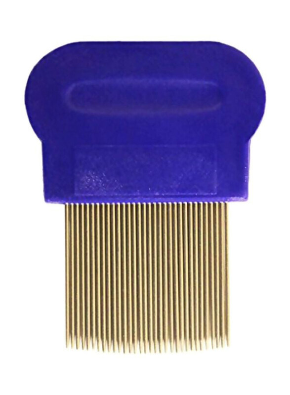 

Generic Clearlice Stainless Steel Lice Nit Comb, Blue