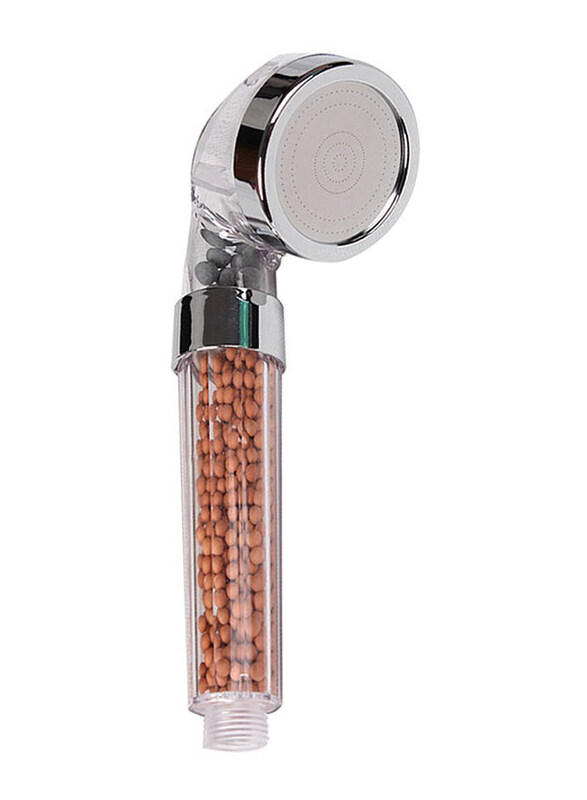

Generic High Pressure Shower Head, Silver/Brown