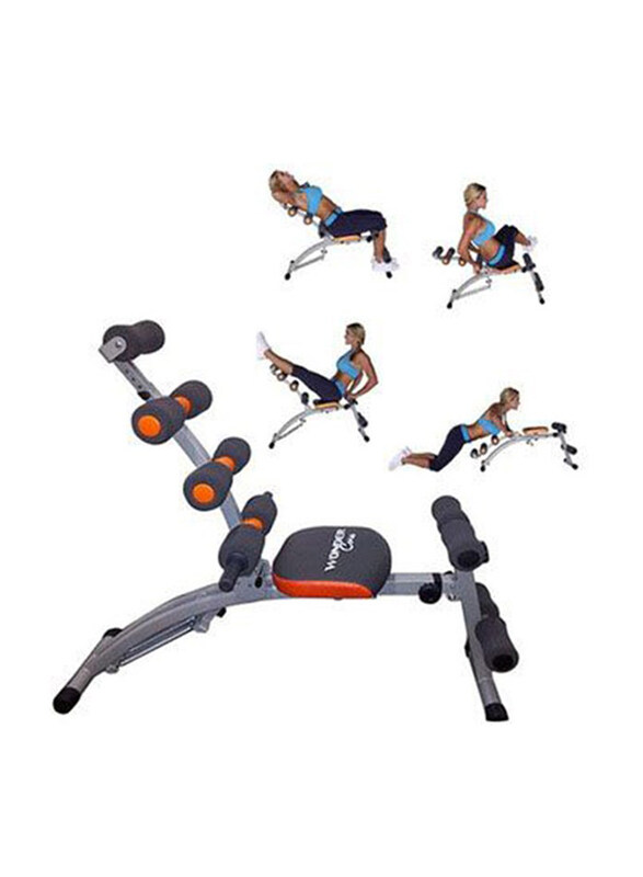 

Generic 6 Pack Care Wonder Core AB Exerciser, Grey/Black