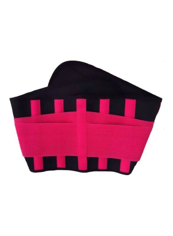 

Generic Neoprene Lumbar Waist Support Waist Trimmer Belt, 110cm, Black/Pink