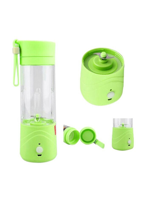 

Shasshka USB Mini Electric Blender, Green/Clear