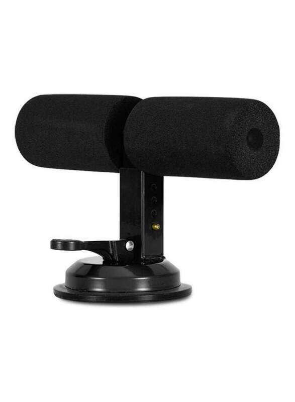 

Generic Portable with Suction Cups Sit Up Bar, Black