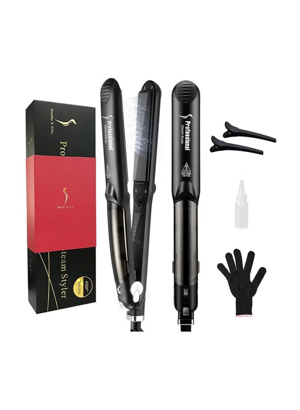 

DubaiGallery Professional Hair Steam Straightener, Black
