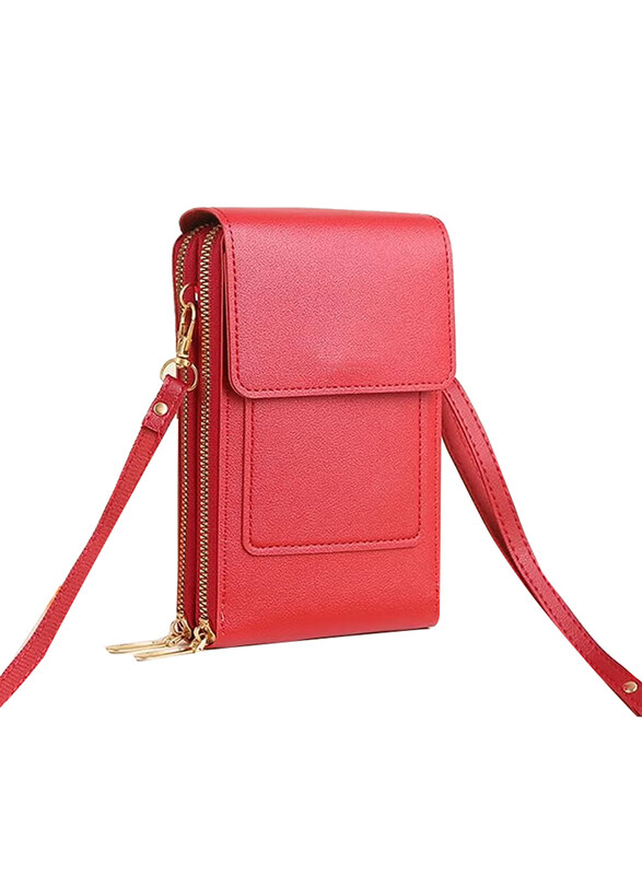 

Generic Adjustable Strap Shoulder Crossbody Bag for Women, Red