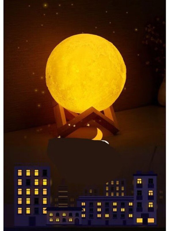 

Generic 3D Moon Table Lamp, White
