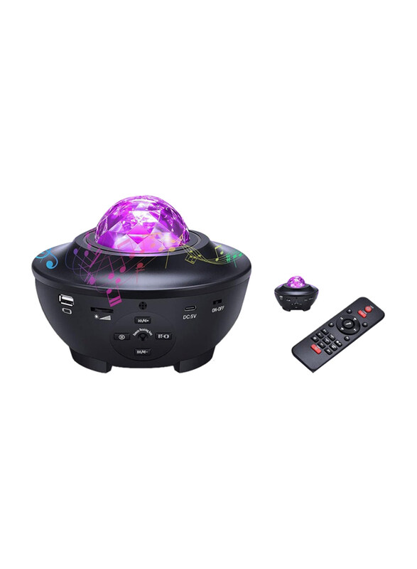 

DubaiGallery Starry Projector Galaxy Night Light, Black