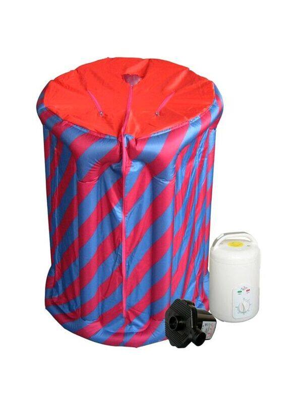 

Generic Portable Steam Sauna, Blue/Red