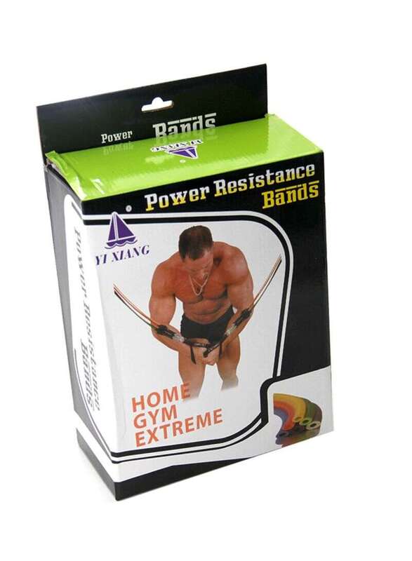 Power Resistance Bands, 100 gm, Multicolour