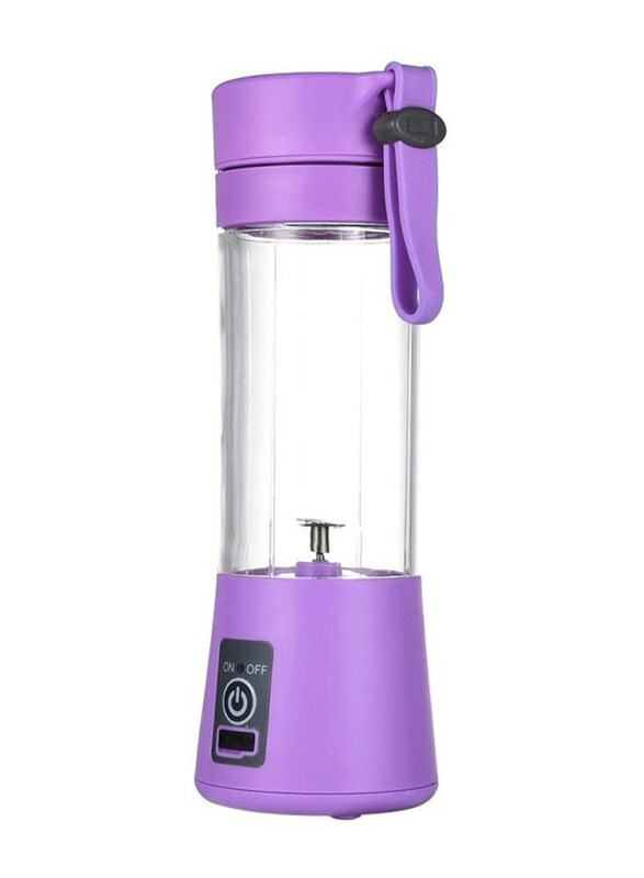 

Generic 400ml 6-Blade Portable Fruit Juicer, 442255_4, Purple/Clear