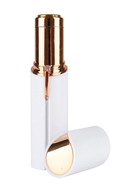 

Generic Portable Hair Removal Electric Shaver, White/Gold