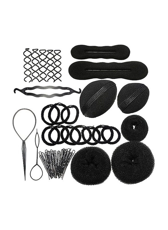 

Generic 9-In-1 Hair Styling Set, Black, 9 Pieces