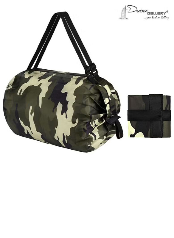 

Dubaigallery Reusable Large Capacity Grocery Shopping Foldable Portable Tote Bags, Multicolour