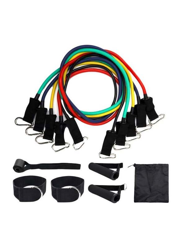 

Generic Resistance Bands Set, 11 Piece, Multicolour