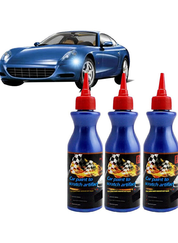 

Dubai Gallery 3 Pieces Car Paint to Scratch Swirl Artifact Repair Kit Car Scratch Remover Repair Kit, Blue