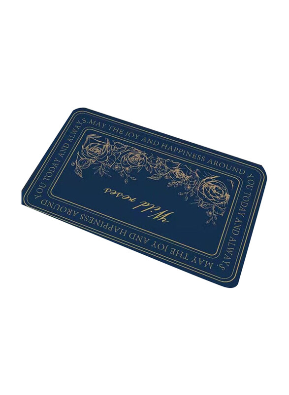 

DubaiGallery Entrance Doormat, Blue