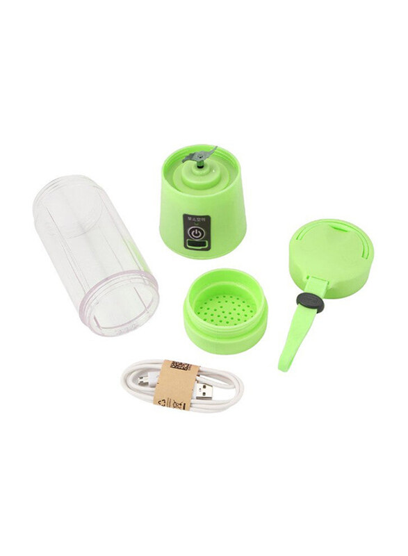 

Generic 380ml Rechargeable Battery USB Juicer, 71693, Green