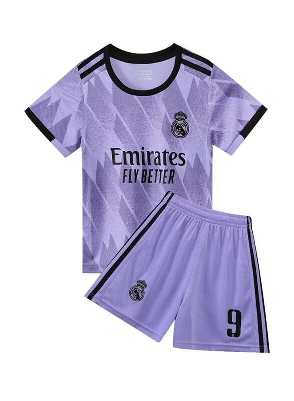 

DubaiGallery National Team & Clubs Short Sleeve Jersey T-Shirt Uniform, Purple