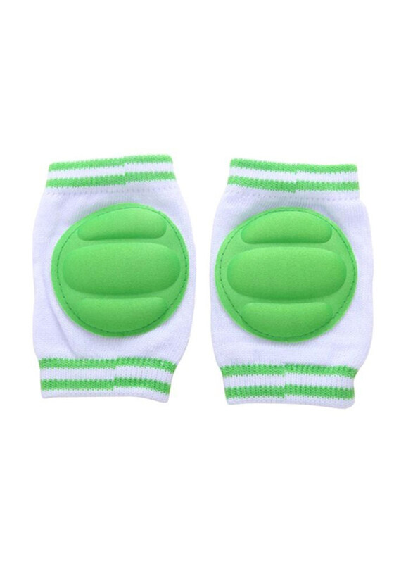 

B-Safe Protective Knee Pads, 2 Pieces, White/Green