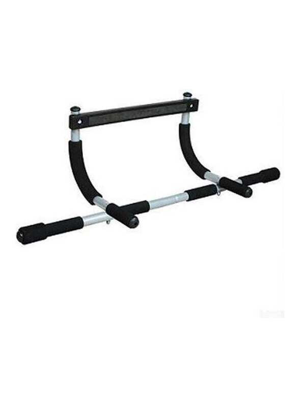 

Generic Emfil Iron Gym Total Upper Body Work Bar, Silver/Black