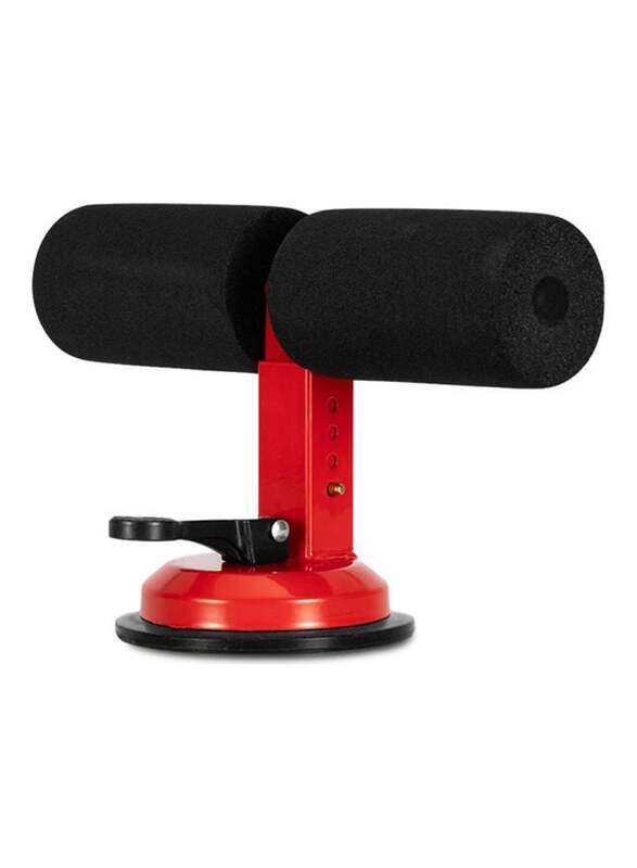 

Generic Portable Suction Sit Up Bar, Red/Black