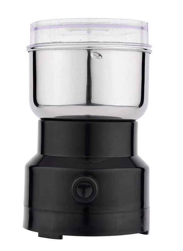 

DubaiGallery 200ml Electric Coffee Beans & Spice Grinder, 150W, Black/Silver