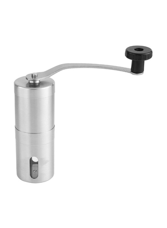 

Generic Portable Manual Coffee Grinder, ZM489800, Silver/Black