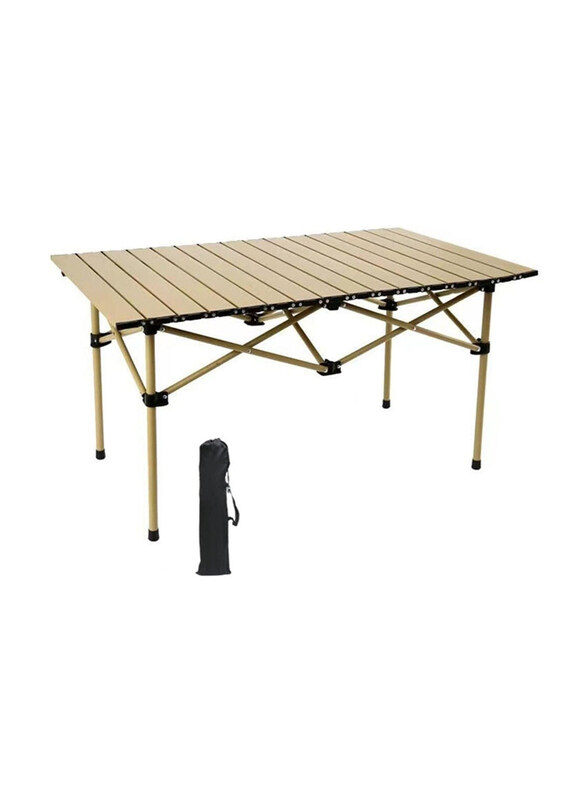 

DubaiGallery Table with Durable and Weather-Resistant Material, Suitable for Both Indoor and Outdoor Use, Beige