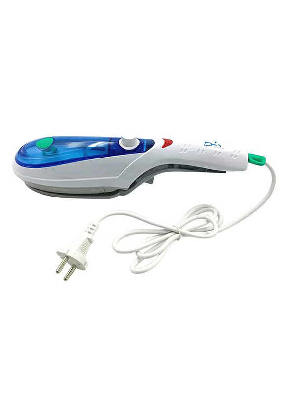 

Generic Hand Held Electric Steam Brush Iron, White/Blue