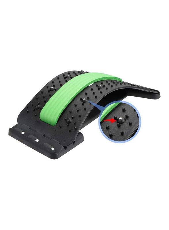 

XiuWoo Back Stretcher with Acupressure Points, T22, Black/Green